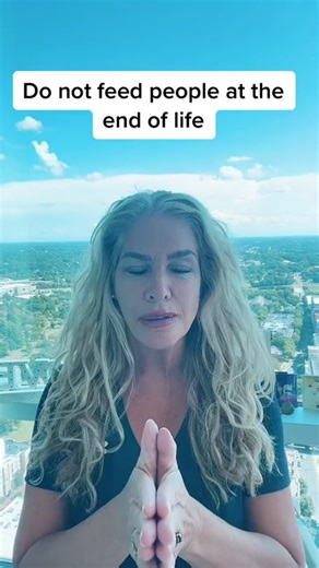 If someone doesn’t want to eat at the end of life, honor their choice. It’s a natural process, and feeding can pose safety concerns. Love meets them where they are. #thegooddeath #endoflifecare #hospicecare | Suzanne B O'Brien