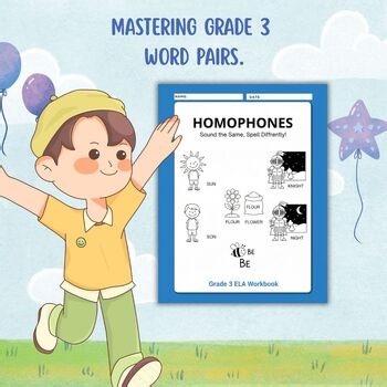 Grade 3 Homophones Worksheets | Spelling & Vocabulary Practice