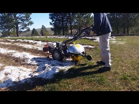 Berta Swivel Rotary Plow on BCS 853