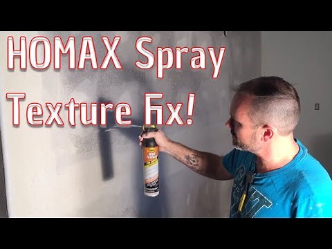HOMAX Aerosol Spray Wall Texture not spraying good - EASY FIX