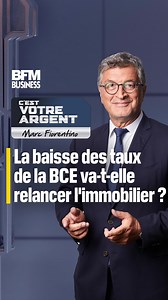 La baisse des taux de la BCE va-t-elle relancer l’immobilier ? 🏠 C’est important, c’est votre argent ! Chaque semaine, Marc Fiorentino répond à vos questions pour mieux gérer votre patrimoine financier. 💬 Marc Fiorentino, gérant associé d’Euroland Corporate | BFM Business