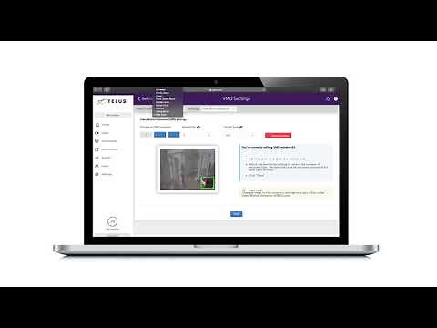 TELUS | Setting up Video Motion Detection (VMD) from the web portal