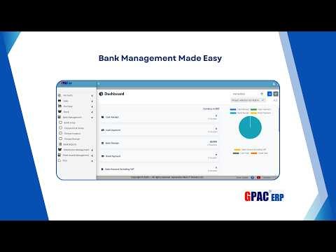 Bank Management System in GPAC ERP | Cheque Issue, Receipt & Bank Reports