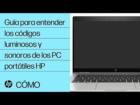 Guía para entender los códigos luminosos y sonoros de los PC portátiles HP | PC portátiles HP | HP