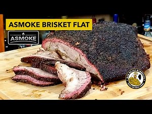 10 Pound Brisket Flat on the Asmoke Portable Pellet Grill
