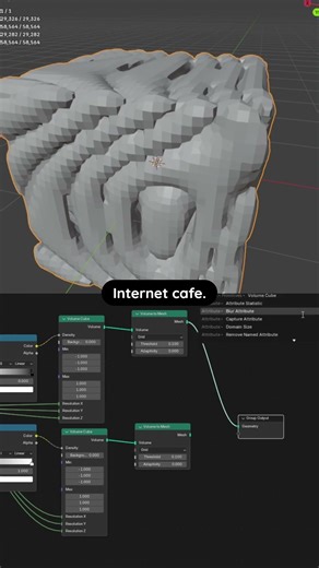 Pinterest vs Reality Again (Day 24 of learning geometry nodes) #blender3d #creativeblender #blender