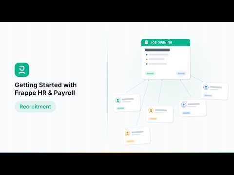 Chapter 3 Part 1, Recruitment | Getting Started with Frappe HR and Payroll