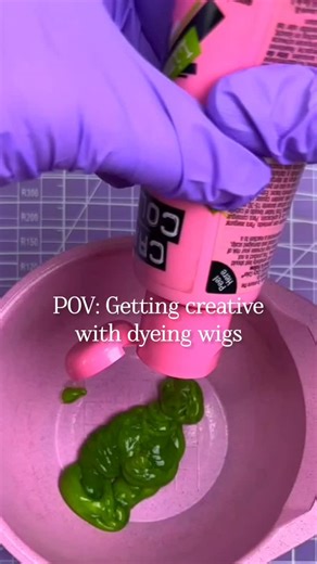 FOR MAKEUP CREATORS  on Instagram: "Our wig students can learn how to dye human hair wigs in our Wig Mastery course!  We're opening up the registrations to new students next week! To get an exclusive discount, comment WIGS to join the waiting list  #wigs #wiggie #wigmaking #tutorial"