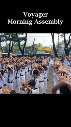 7.3K views · 209 reactions | Starting the day with unity, respect, and inspiration — our morning assembly moments. 老 Discipline, devotion, and dedication — the essence of our school mornings. #morningassembly #schoolmorningroutine #education #highlight #foryouシ #PhysicalTraining #voyager | Voyager English School and College ভয়েজার ইংলিশ স্কুল অ্যান্ড কলেজ | Facebook
