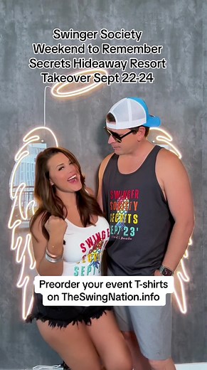 Lifestyle Education: Weekend to Remember Hey there, beautiful people! 💫🌈 As the host of The Swing Nation, the top-rated swingers lifestyle podcast, and a viral social media influencer, I am beyond thrilled for what's about to unfold at Secrets Hideaway Resort from September 22-24, 2023. It's time for the Swinger Society