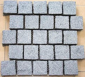 [Hot Item] Cube Kerbs Light Grey Cubes Landscaping Granite Paver Stone Cube