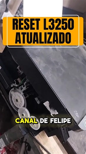 Epson L3250 TRAVADA LEDS PISCANDO não Imprime RESET ATUALIZADO #epson #impressora #informatica #pc