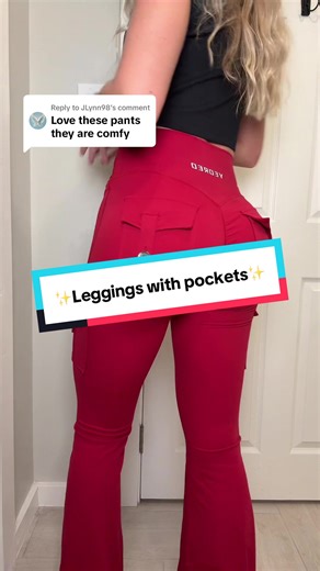 Flattering Flare Leggings with Functional Pockets