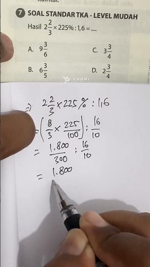 Soal matematika, pecahan, persen, desimal. #mtk #matematika