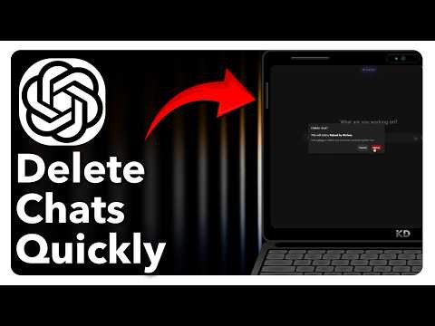 How To Delete Chats In ChatGPT Quickly - Step by Step