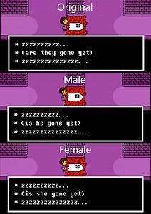 Gendered Frisk And Chara file - Undertale