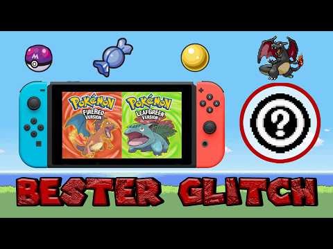 Glitch in Feuerrot auf der Switch! - Blattgrün Pokémon Glitches - Alles holen auf der Switch Deutsch