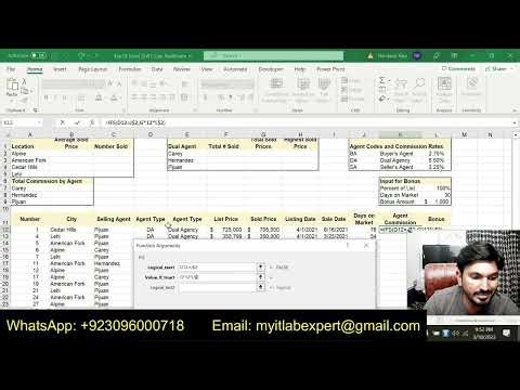 Exp19_Excel_Ch07_Cap_Real_Estate | Excel Chapter 7 Capstone - Real Estate