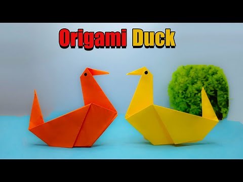 How to Make an Origami Paper Duck 🦆 | Easy Step-by-Step Tutorial for Beginners