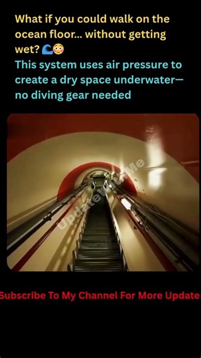 Walk on the Ocean Floor Without Getting Wet?! 🌊😳 #shorts #viral #science #technology #ocean