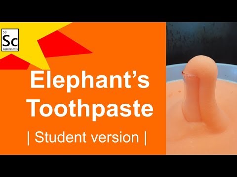 Elephants Toothpaste | CHEMISTRY EXPERIMENTS |