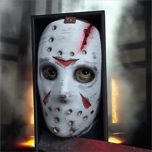 Horror Mask Book Nook Insert – 3D Printed, Hand-painted, Jason Inspired - Etsy UK