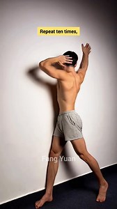 3.4M views · 39K reactions | Use a wall at home to stretch your shoulders, open your chest, and straighten your back. #fbreels #reelsfb #facebookreels #chestday #chestworkout #shoulders #backworkout | Fang Yuan | Facebook