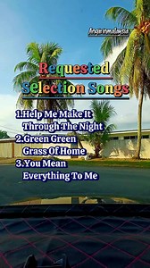 129K views · 1.7K reactions | “Help me make it through the night, ‘cause even the green green grass of home can’t comfort me 來 when the only peace I want is you the one who means everything to me.” #digitalcreator #musiclovers #credittotheownerofthismusic #noinfringementintendedmusic | Angie in Malaysia | Facebook