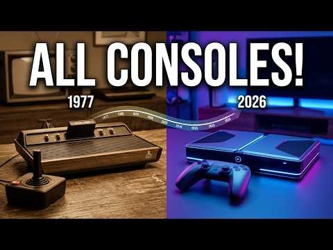 Evolution of Gaming Consoles 1977 to 2026 | Complete Timeline