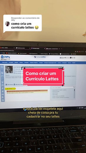 Como criar um Currículo Lattes de forma simples