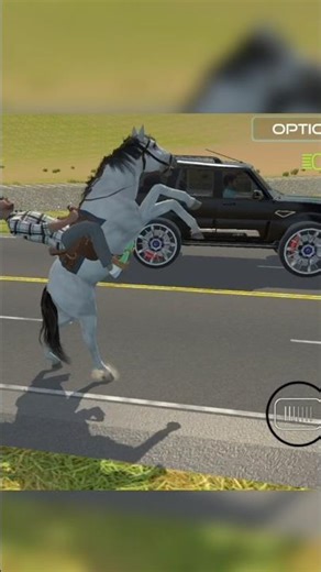 Ghoda vs Scorpio racing 🐎 #IndianVehicleSimulator3D​​​​​​​​​​​​