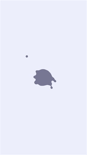 Blob and Gravity #javascript #art