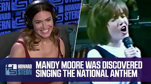 Mandy Moore tells Howard about her early days performing the national anthem at sporting events and how it led to her career as a teenage popstar. | The Howard Stern Show