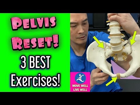 Pelvis RESET Naturally! *3 BEST Exercises* Rid Low Back, SI Joint, & Groin Pain! | Dr Wil & Dr K