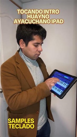 Tocando Intro Huayno Ayacuchano en IPAD #musicos #ipad #teclado