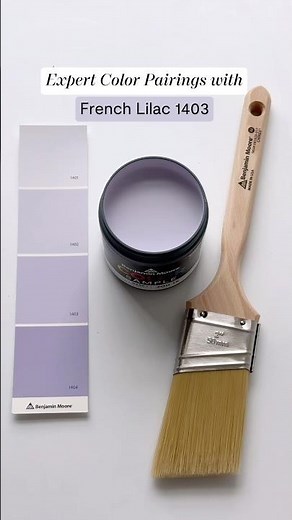 Expert Color Pairings with French Lilac 1403 from Benjamin Moore
