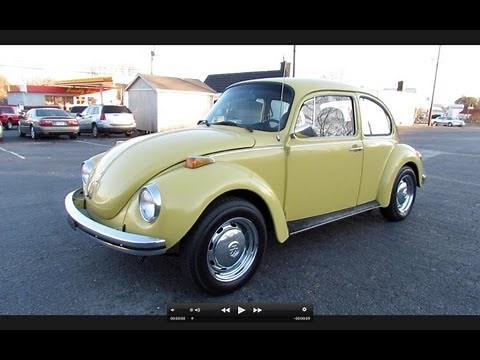 1973 Volkswagen Super Beetle (VW 1303) Start Up, Exhaust, In Depth Review, and Test Drive