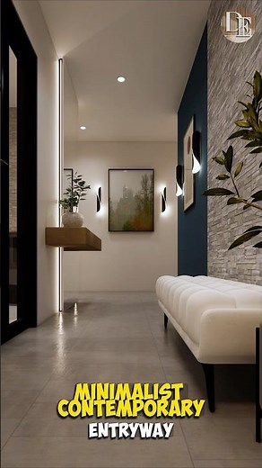 Small Entryway Upgrade with a Minimalist Contemporary Look #loveyourspace