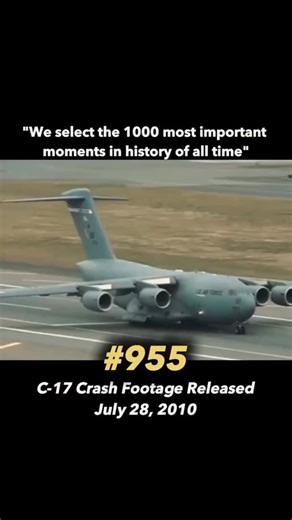 History Moments on Instagram: "The military has released shocking footage of a C-17 transport plane crash — a rare glimpse into the dangers faced by pilots and crews f The footage captures the plane moments before impact, emergency maneuvers, and the catastrophic results of a split-second failure. This event is a stark reminder of the risks of military aviation, the bravery of those who fly, and the power of technology — when it fails #C17Crash #MilitaryHistory #Aviation #HistoricMoment #Aircraf