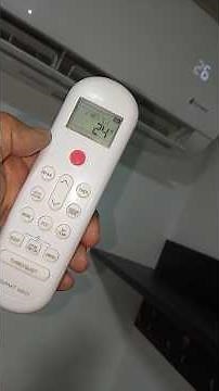 PROGRAMMING A MINISPLIT AIR CONDITIONER WITH ITS REMOTE CONTROL VIDEO 1