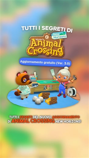 🤫 Tutti i SEGRETI del NUOVO AGGIORNAMENTO di ANIMAL CROSSING NEW HORIZONS! #nintendo #shorts