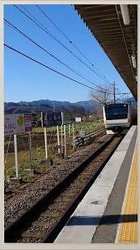 武蔵引田駅からの風景と五日市線