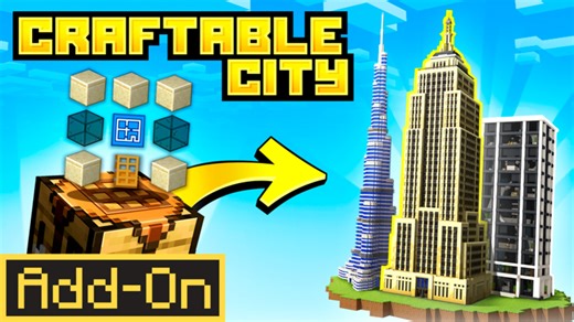 [Add-On]可制作的城市 Add-On-我的世界市场包免费下载-Minecraft Marketplace Craftable City Add-On