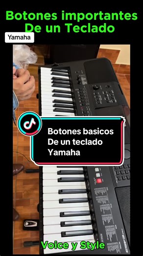 Funciones de los Botones Básicos de un Teclado Yamaha