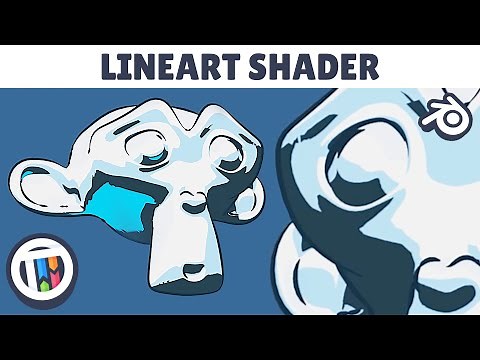 Blender 2.8 Tutorial - Freestyle Lineart Shader - Borderlands / Telltale / Anime NPR Cartoon Style