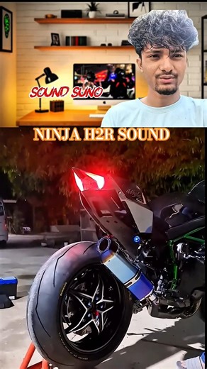 Ninja H2R: The Ultimate Superbike Sound 🚀🎧 #kawasaki #ninja #zx10r #sound #shortsfeed #shortsviral