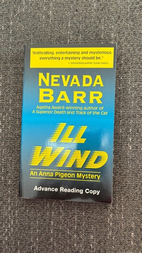 Nevada Barr Ill Wind ARC | Advance Reading Copy | 1995 Uncorrected Proof | Anna Pigeon Mystery | Avon Trade Paperback ARC - Etsy