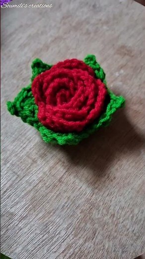 Crochet Rose 🌹 ♥️ | Easy DIY Rose tutorial