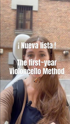 ¡Nueva lista!📣Acompañamientos y explicación: Método de🎻Violonchelo➡️The First-Year #violonchelo