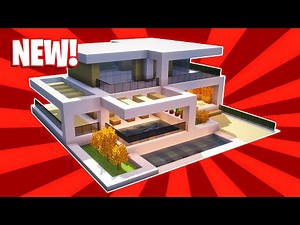 Minecraft : How To Build a Small Modern House Tutorial (#45)